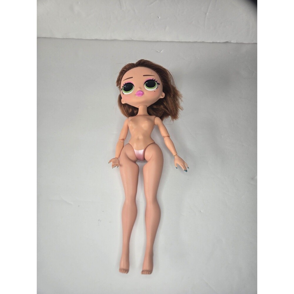 Lol Surprise OMG Nude Replacement Doll Cut Hair Stain on Face
